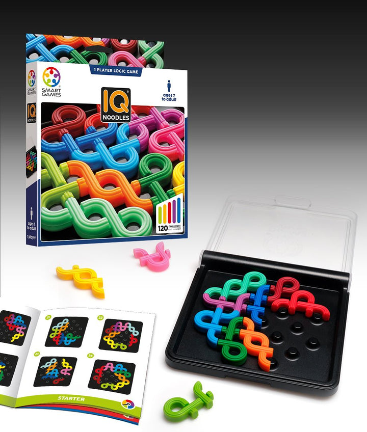Smartgames | IQ - Noodles | 120 Opdrachten | 7+ - Kleine Eland
