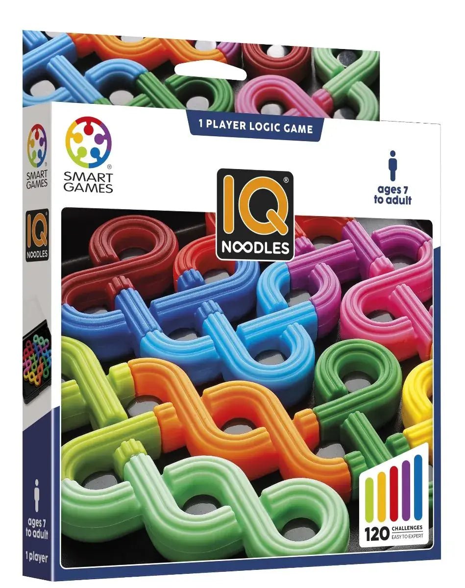Smartgames | IQ - Noodles | 120 Opdrachten | 7+ - Kleine Eland