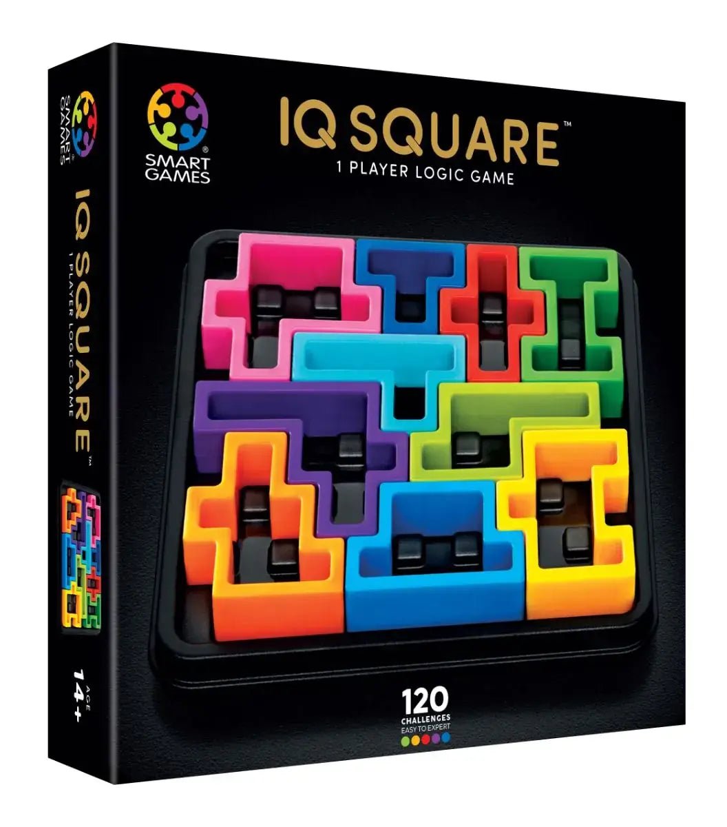 Smartgames | IQ Square | 120 Opdrachten | 14+ - Kleine Eland