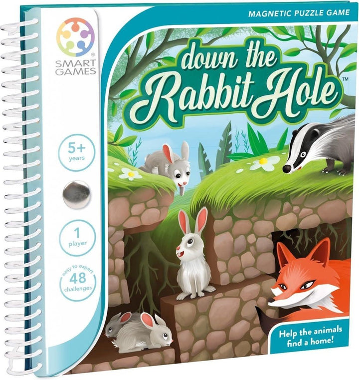 Smartgames | Magnetic Travel Game | Down The Rabbit Hole | 5+ - Kleine Eland