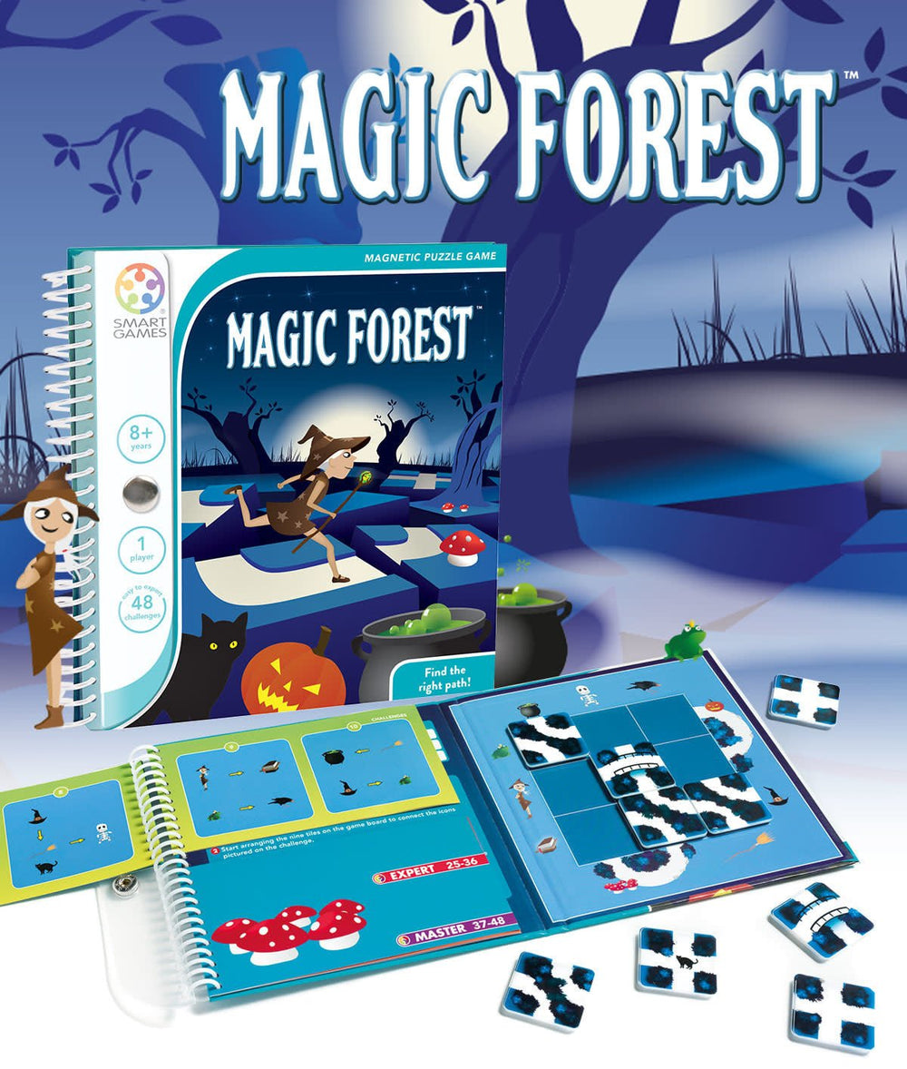 Smartgames | Magnetic Travel Game | Magic Forest | 8+ - Kleine Eland
