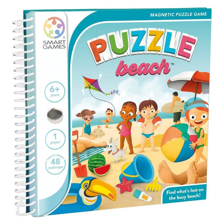 Smartgames | Magnetic Travel Game | Puzzle Beach | 6+ - Kleine Eland