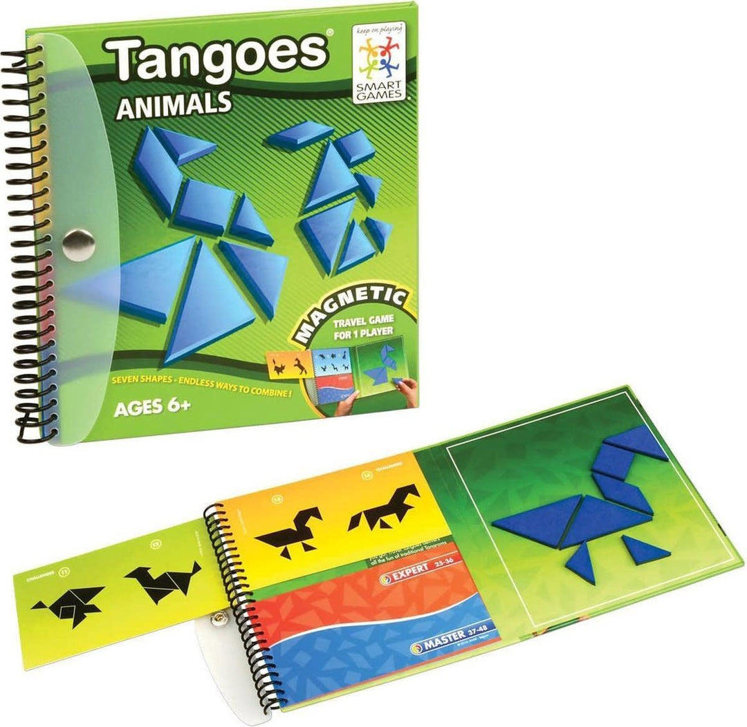 Smartgames | Magnetic Travel Game | Tangoes | Animals | 6+ - Kleine Eland
