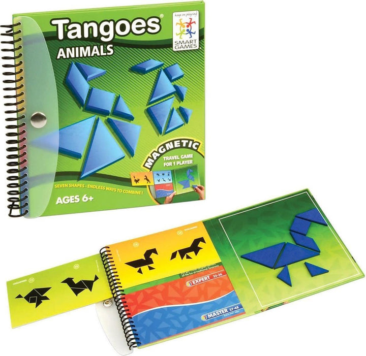 Smartgames | Magnetic Travel Game | Tangoes | Animals | 6+ - Kleine Eland