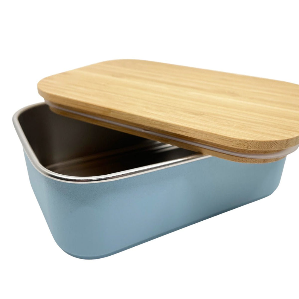 Smikkels | RVS Lunchbox | Blauw - Kleine Eland