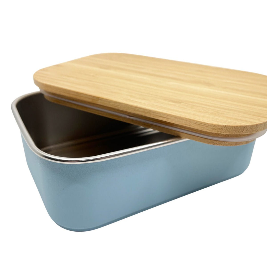 Smikkels | RVS Lunchbox | Blauw - Kleine Eland