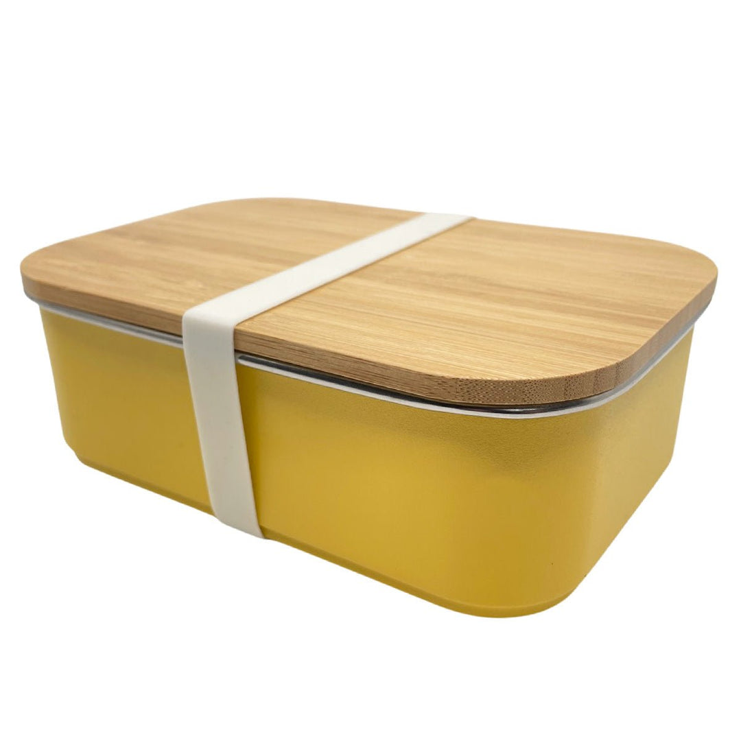 Smikkels | RVS Lunchbox | Geel - Kleine Eland