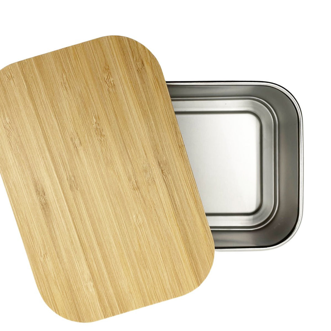 Smikkels | RVS Lunchbox | Geel - Kleine Eland