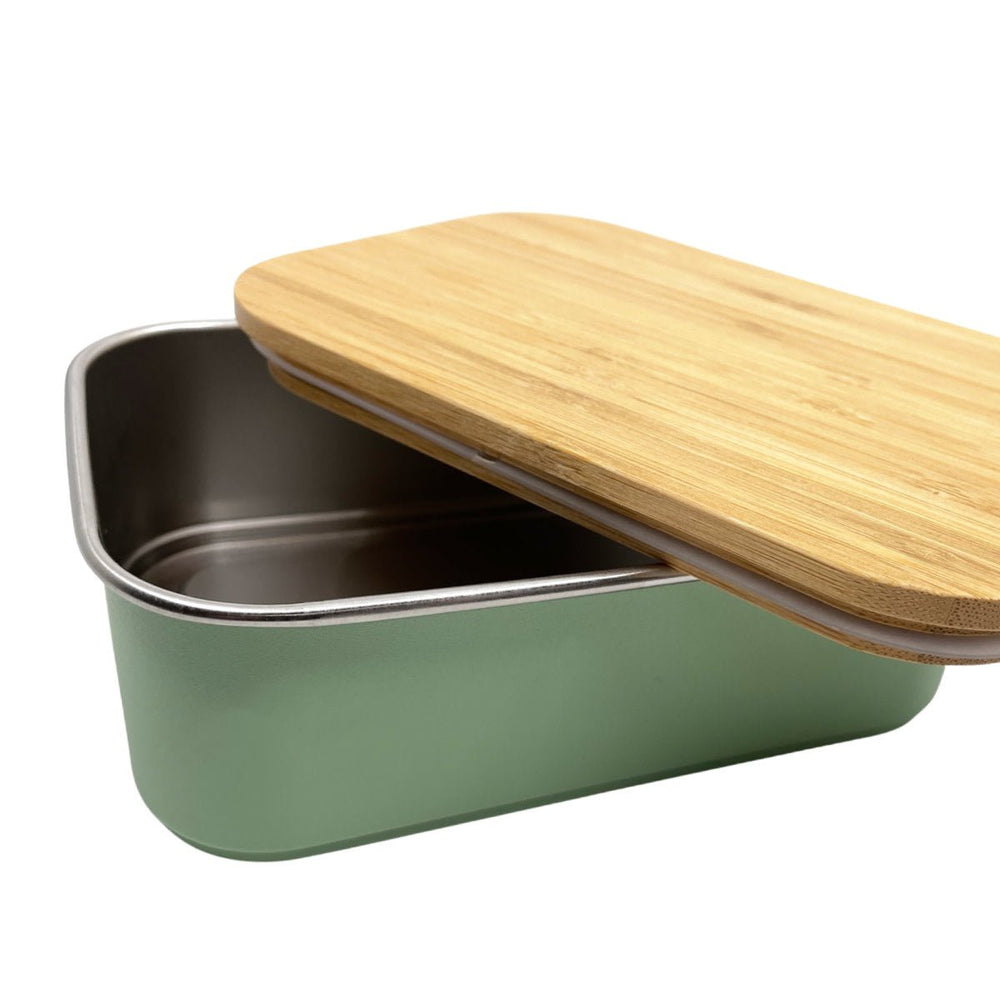 Smikkels | RVS Lunchbox | Groen - Kleine Eland