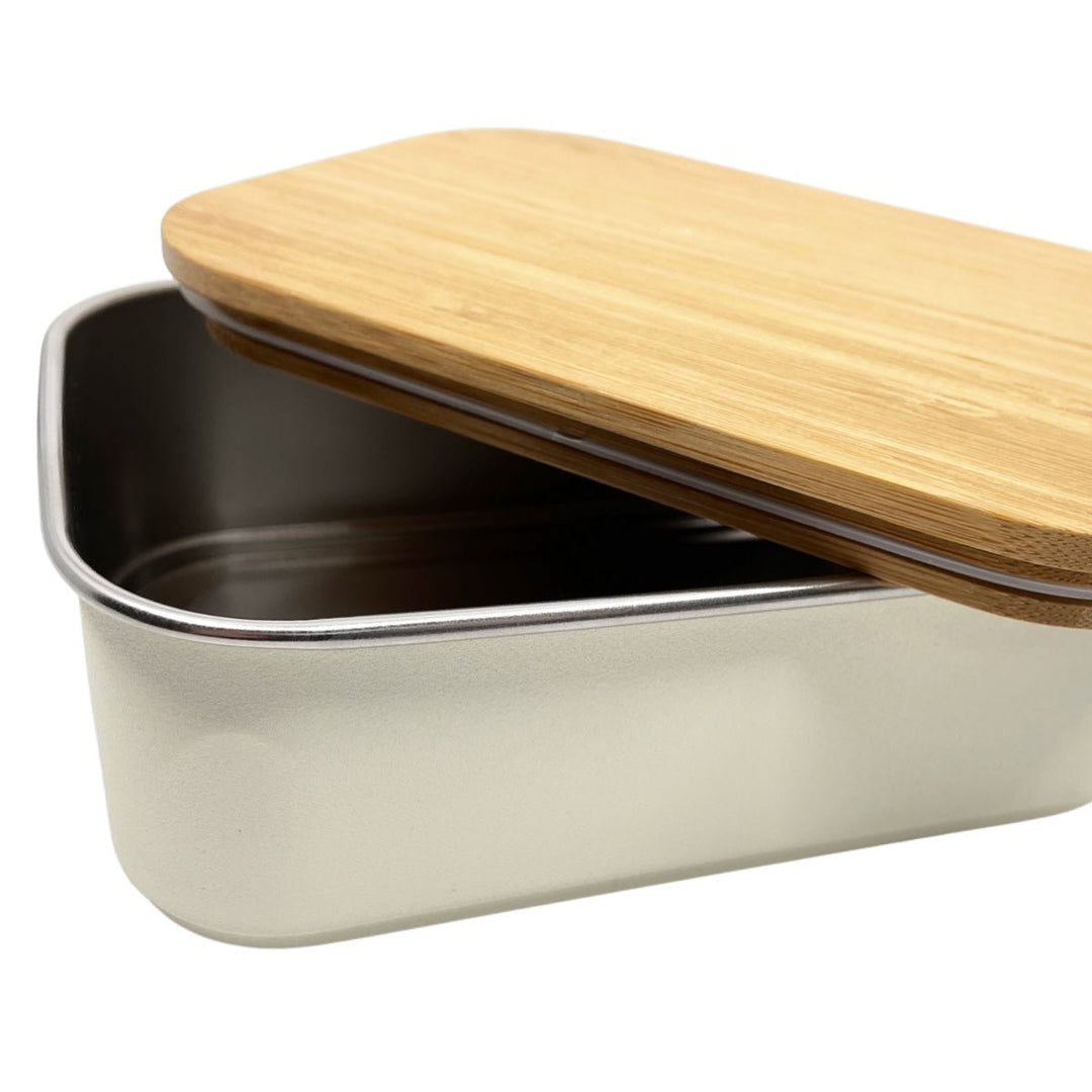 Smikkels | RVS Lunchbox | Zacht wit - Kleine Eland