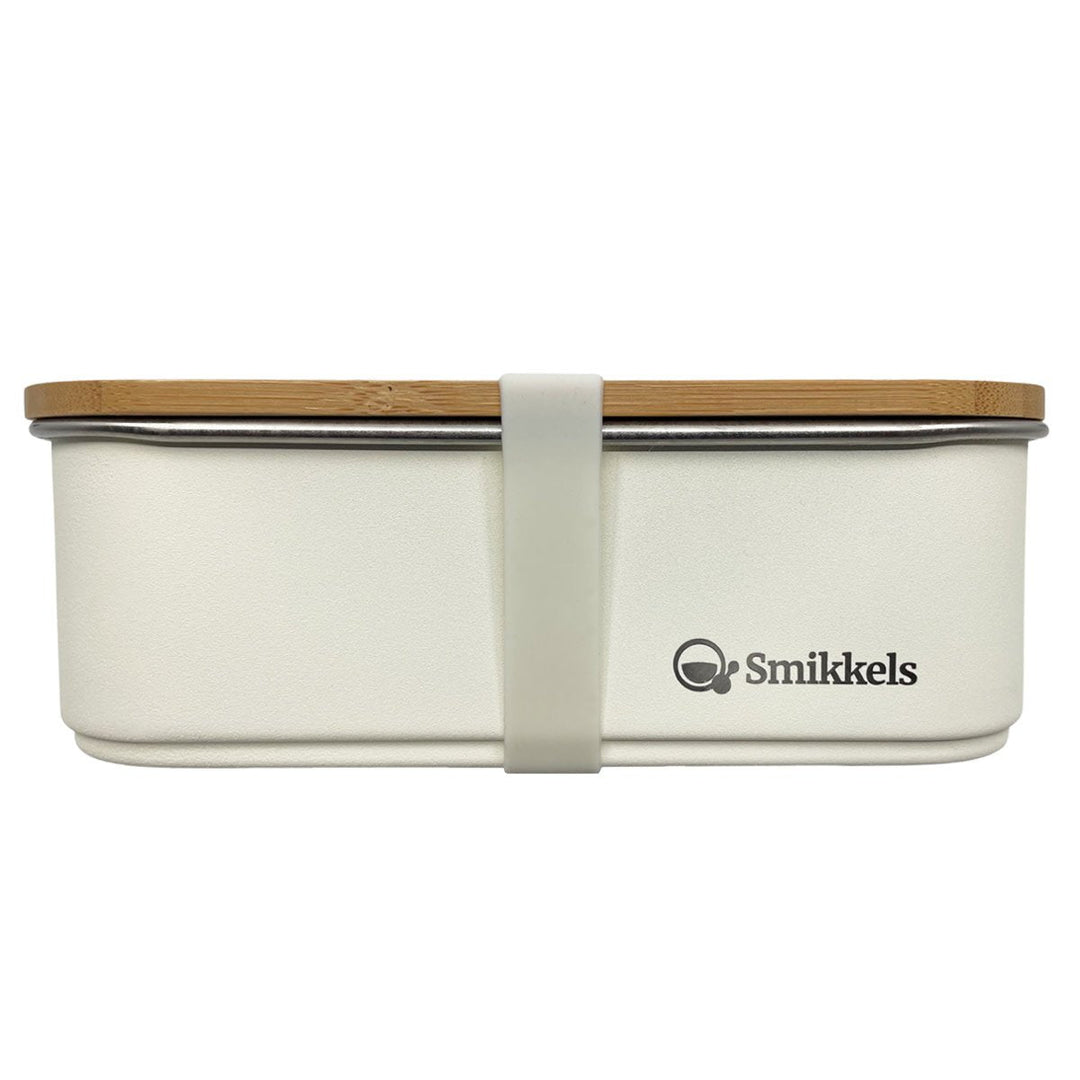 Smikkels | RVS Lunchbox | Zacht wit - Kleine Eland