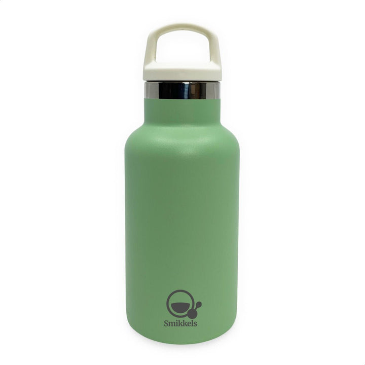 Smikkels | RVS Thermos drinkfles 350ml | Groen - Kleine Eland