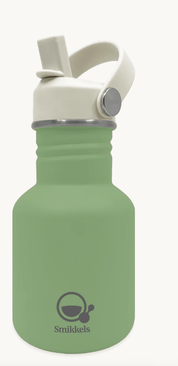 Smikkels | RVS Thermos drinkfles 350ml | Groen - Kleine Eland