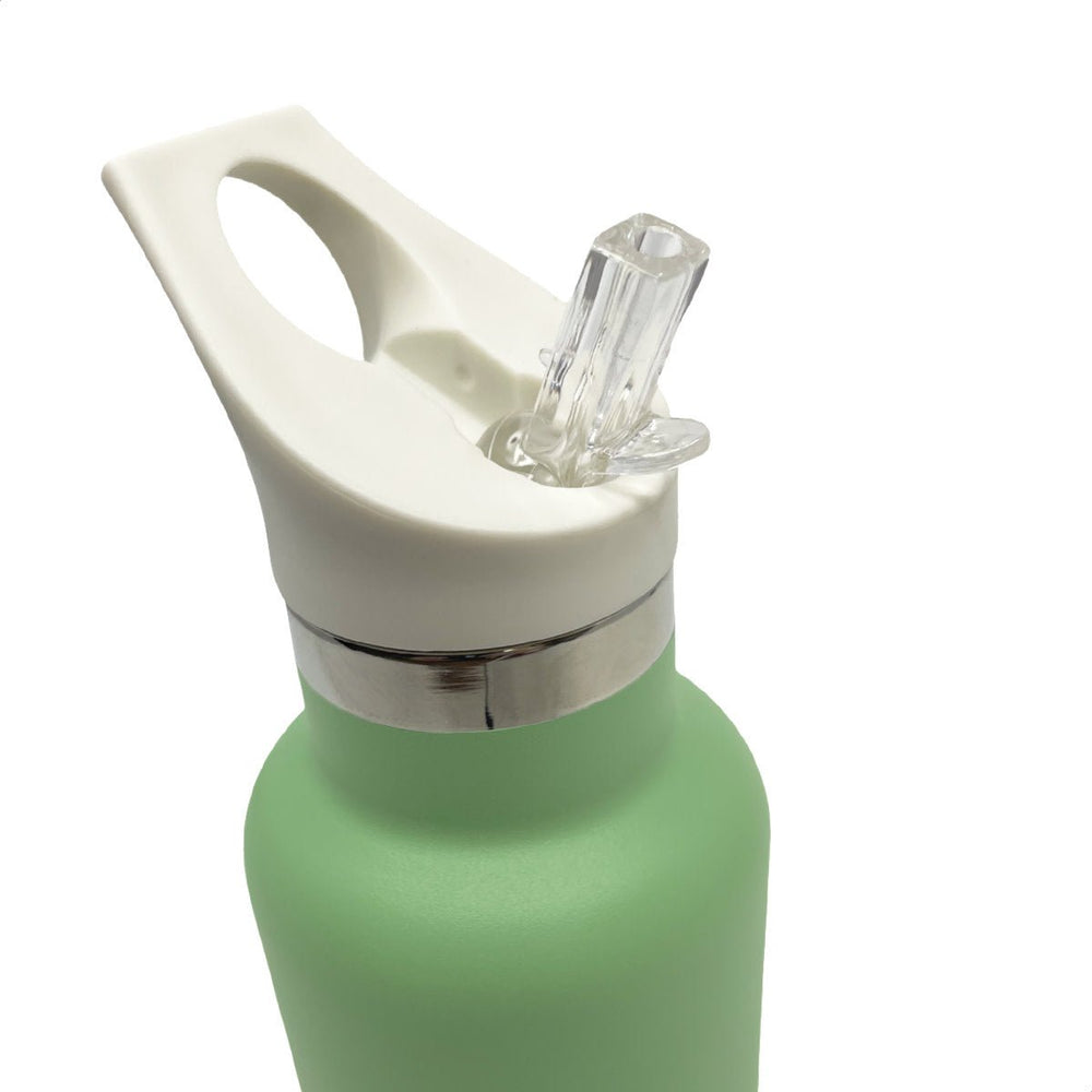 Smikkels | RVS Thermos drinkfles 350ml | Groen - Kleine Eland