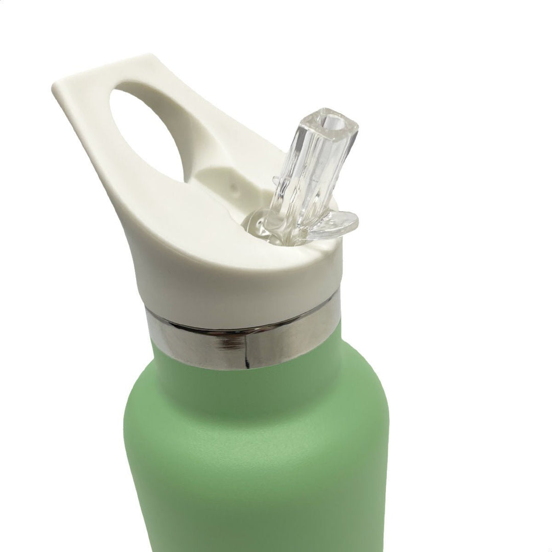 Smikkels | RVS Thermos drinkfles 350ml | Groen - Kleine Eland