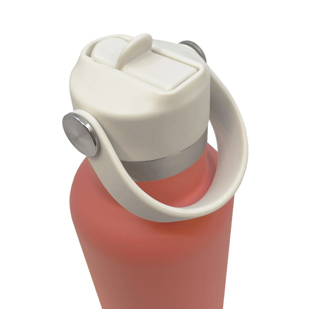 Smikkels | RVS Thermos drinkfles 350ml | Roze - Kleine Eland