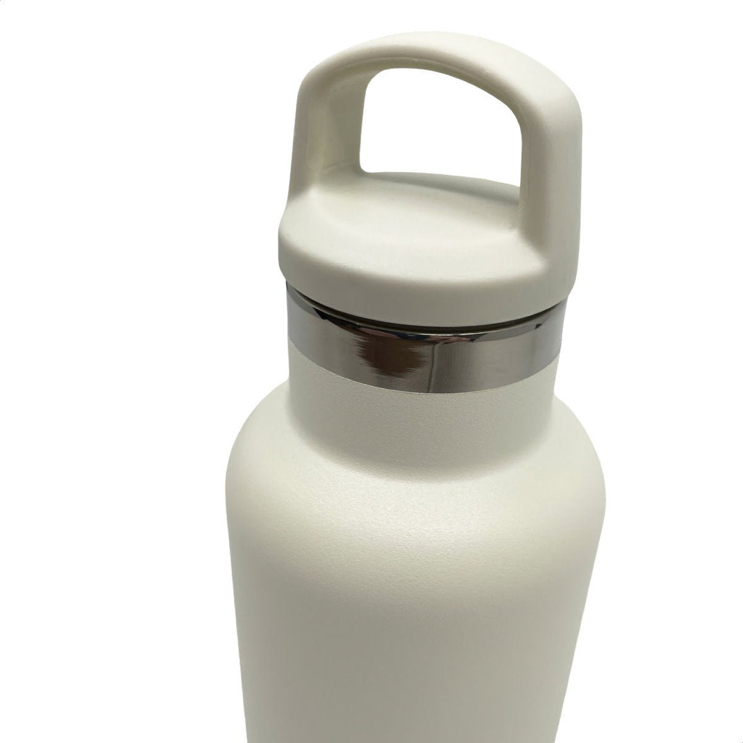 Smikkels | RVS Thermos drinkfles 350ml | Zacht Wit - Kleine Eland