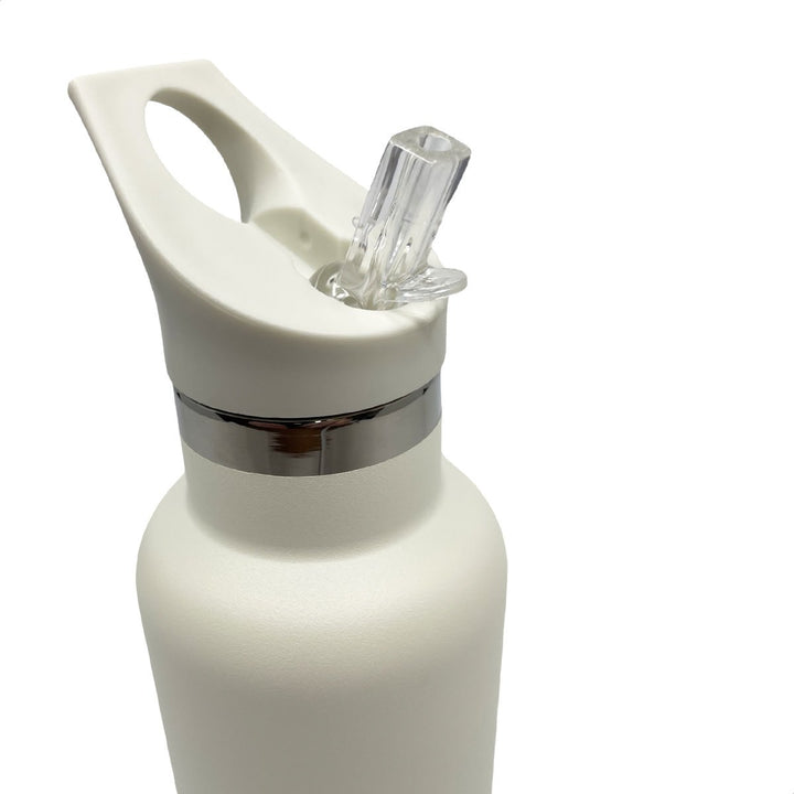 Smikkels | RVS Thermos drinkfles 350ml | Zacht Wit - Kleine Eland