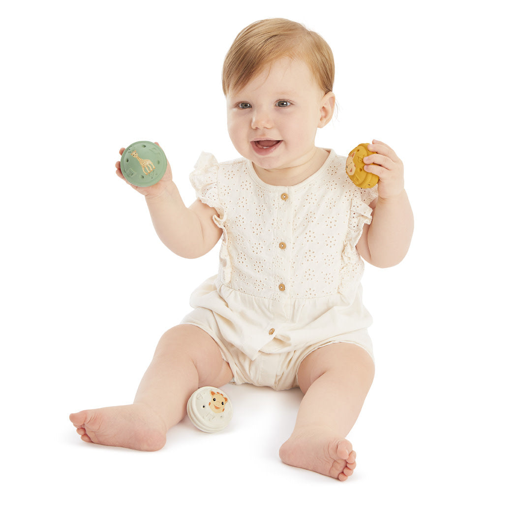 Sophie la Girafe | 5 Senses | Hearing | Musical Balls | 6 cm | + 3 months