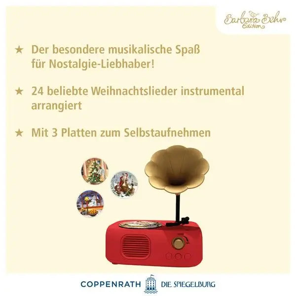 Coppenrath | Muzikale adventskalender | Vintage grammofoon