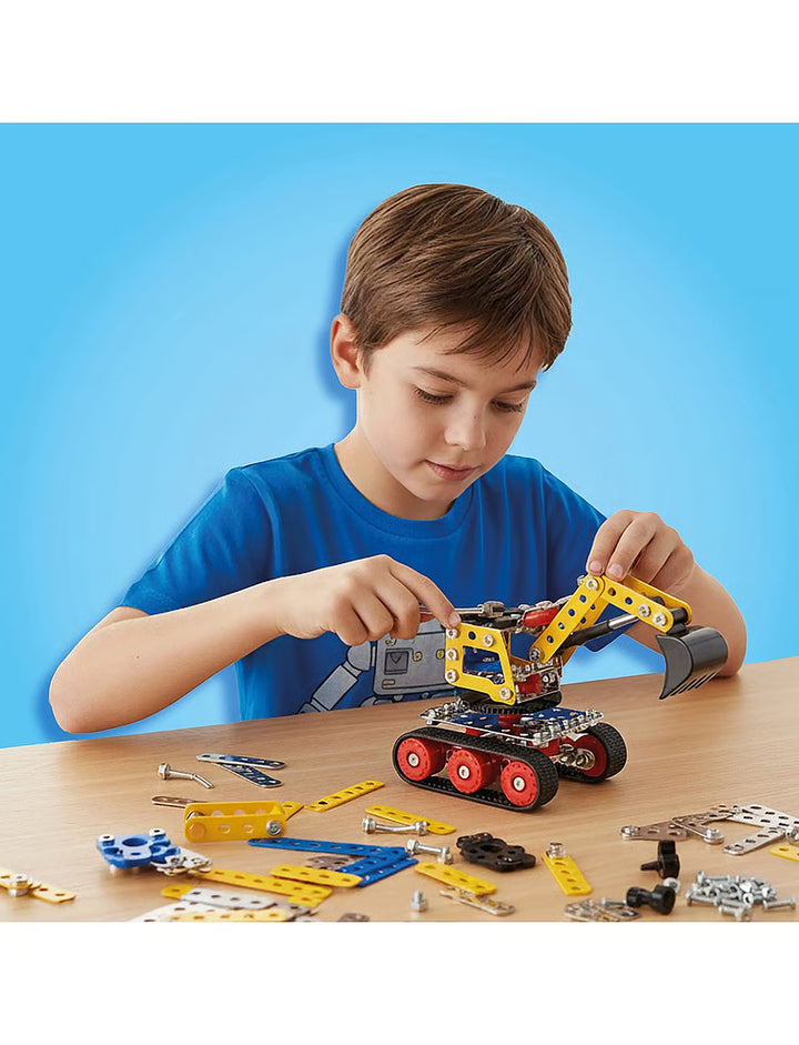 Ses | Creator Metalen Constructieset | Bouwvoertuigen 3-in-1 | 7+