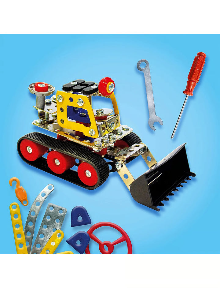 Ses | Creator Metalen Constructieset | Bouwvoertuigen 3-in-1 | 7+