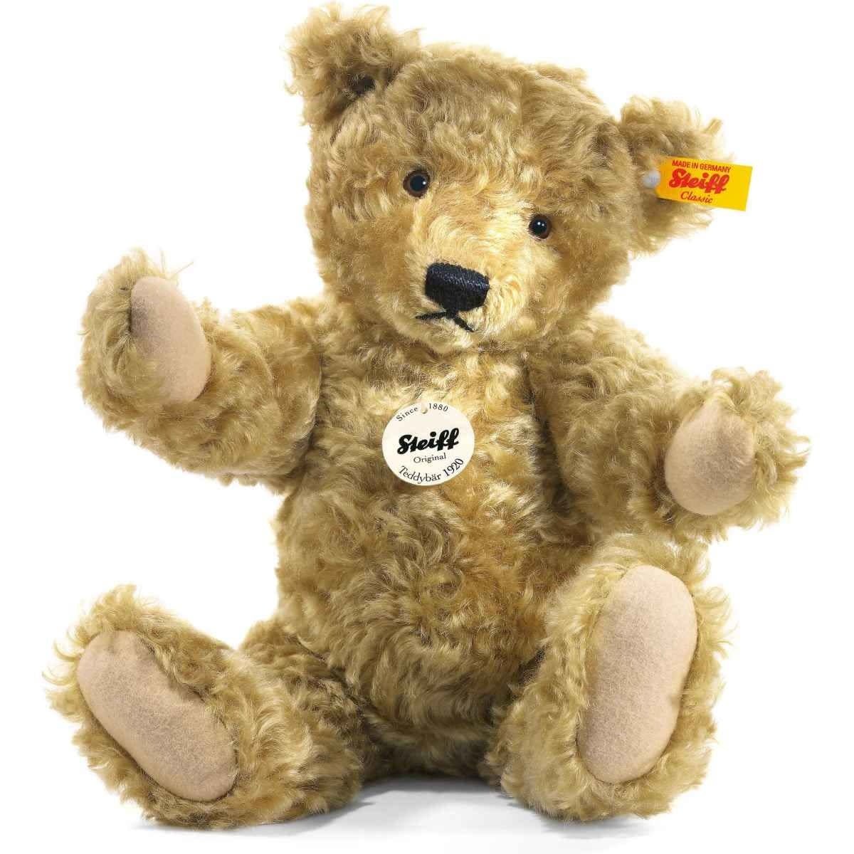 Steiff Classic 1920 テディベア 25cm Steiff | Classic 1920 Teddy Bear | light brown | 25 cm – Kleine Eland