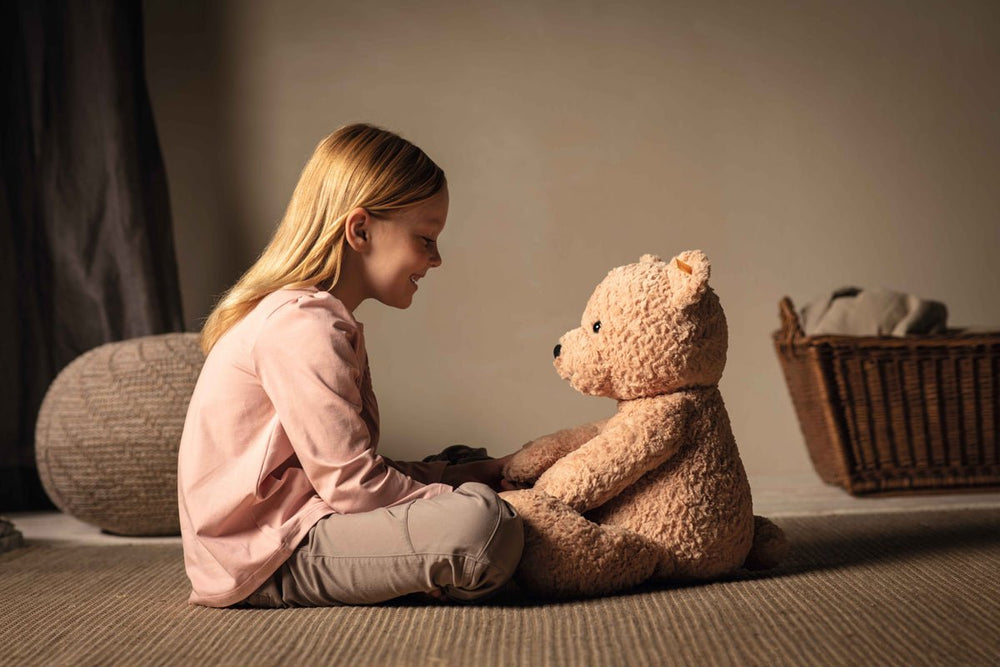 Steiff | Teddy Bear | Jimmy | Lichtbruin | 55 cm | 0+ - Kleine Eland