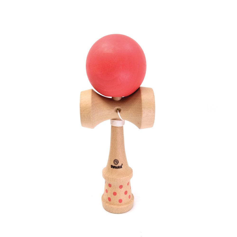 Svoora houten Kendama GEOM rood