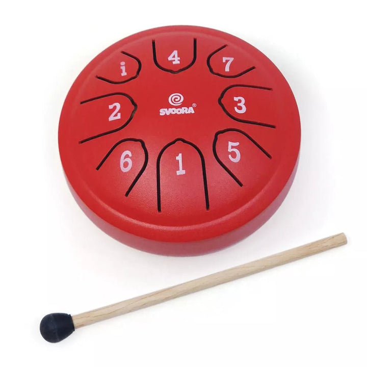 Svoora | Tongue Drum | Slagwerkinstrument | 11 cm | 8 tonen | 6+ - Kleine Eland
