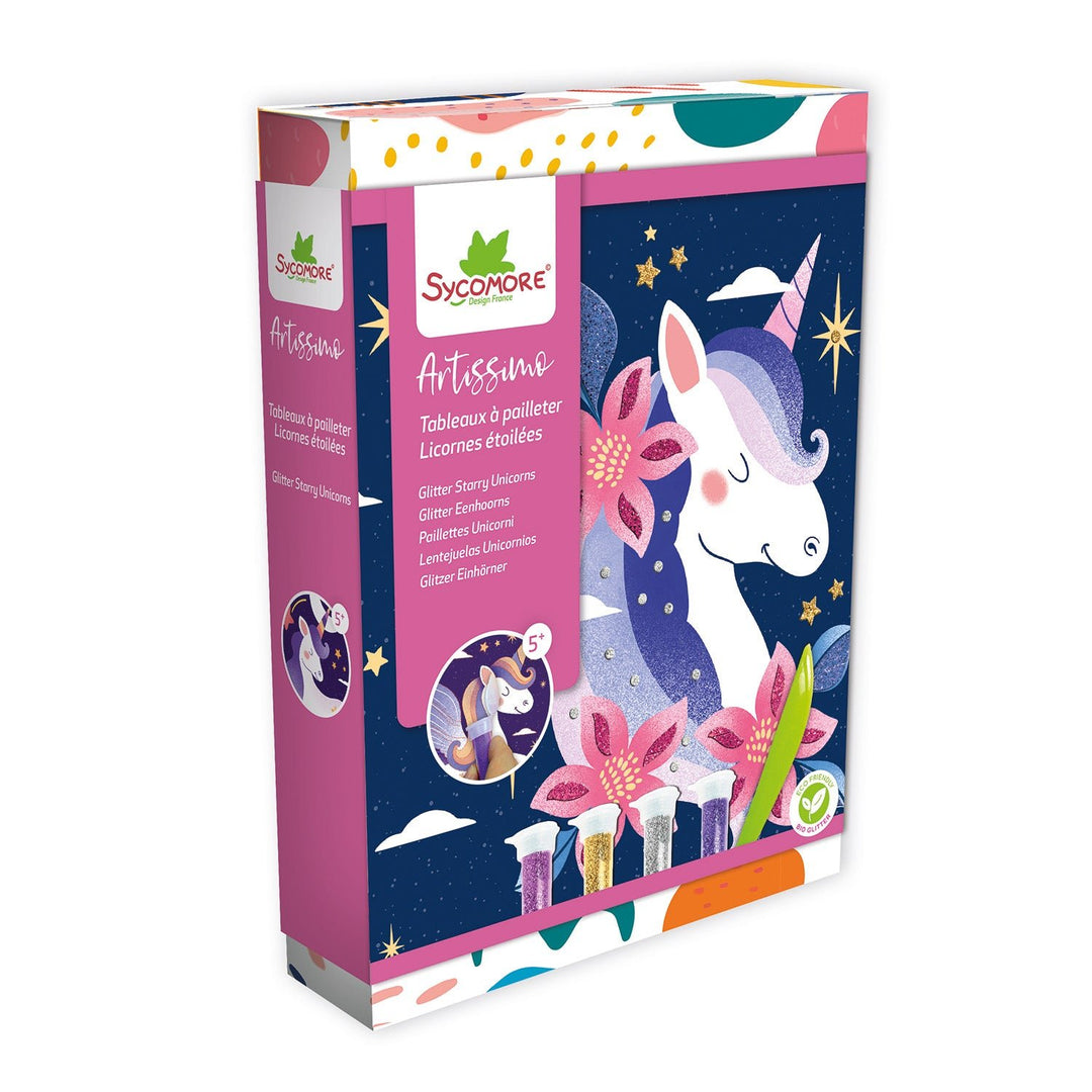 Sycomore | Artissimo Glitter Boards | Unicorns | 7+ - Kleine Eland