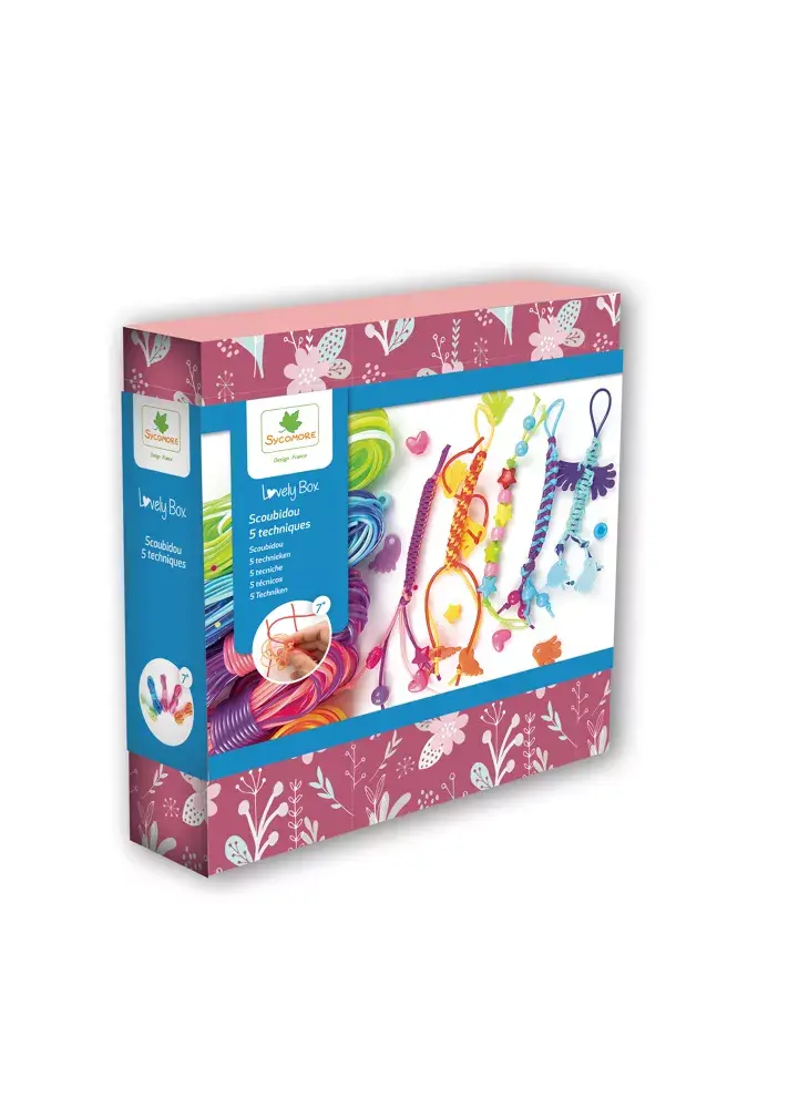 Sycomore | Lovely Box | Scoubidou | 5 Technieken | 7+ - Kleine Eland
