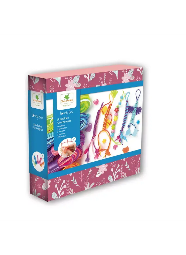 Sycomore | Lovely Box | Scoubidou | 5 Technieken | 7+ - Kleine Eland
