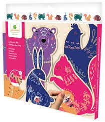 Sycomore | Scratch | Forest Animals | 5 pieces | 5+ - Kleine Eland