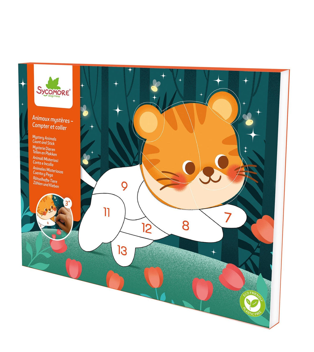 Sycomore | Stickers by Numbers | Mysterious Animals | 3+ - Kleine Eland