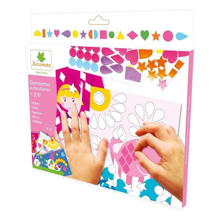 Sycomore | Stickers plakken | 370 stickers | 3+ - Kleine Eland