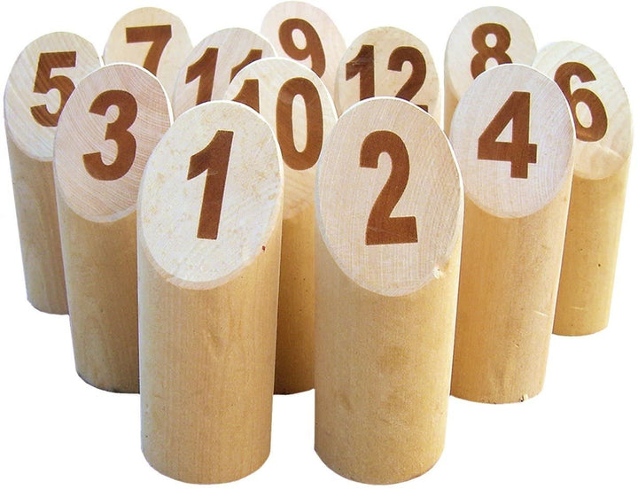 Tactic Games | Mölkky | het Original Vang - en werpspel in Houten Krat | 6+ - Kleine Eland