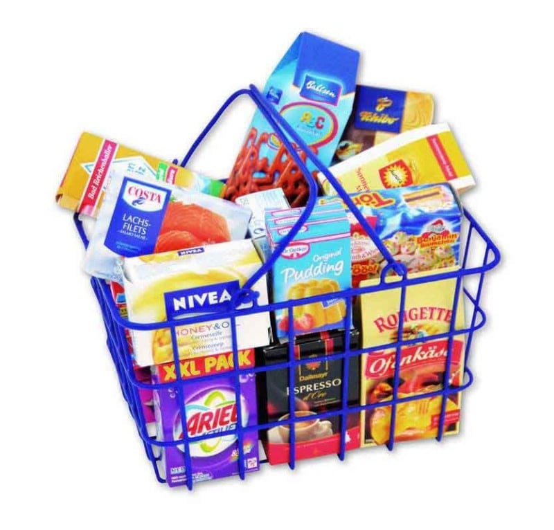 Tanner | Winkelvulling in metalen mand