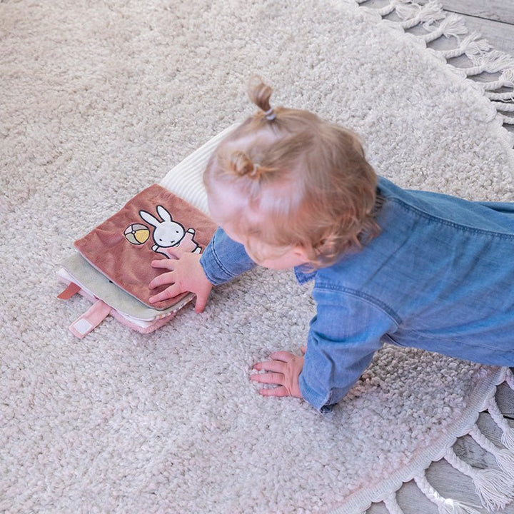 Tiamo | Stoffen Boek | Activiteitenboek | Nijntje | Fluffy Pink | 0+ - Kleine Eland