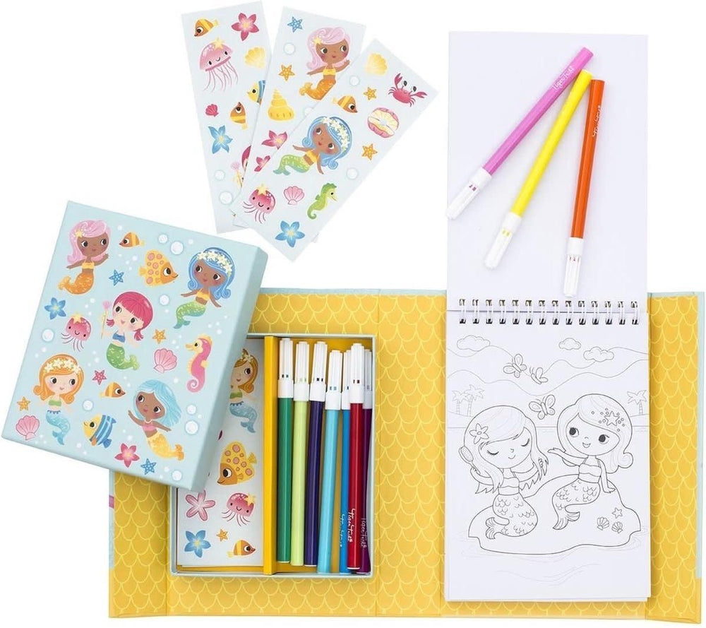 Tiger Tribe | Colouring Set | Mermaids | 4 - 7 jaar - Kleine Eland