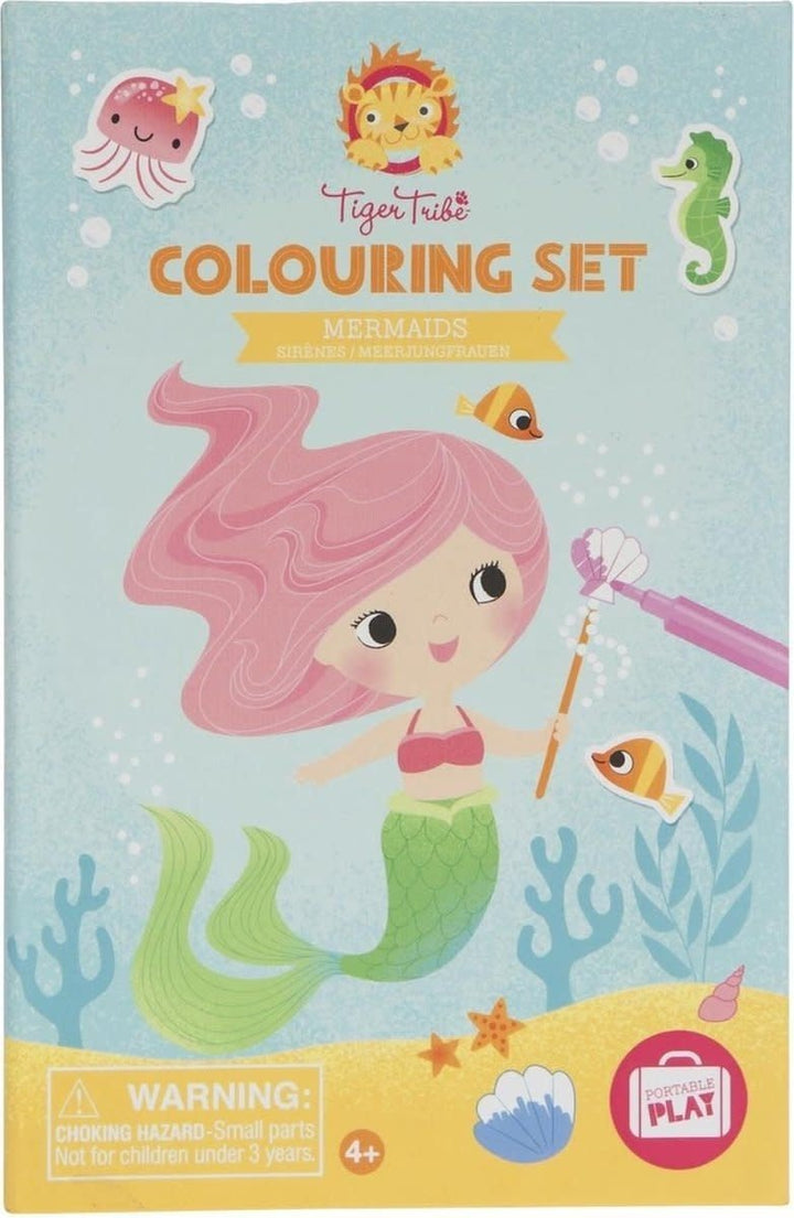 Tiger Tribe | Colouring Set | Mermaids | 4 - 7 jaar - Kleine Eland