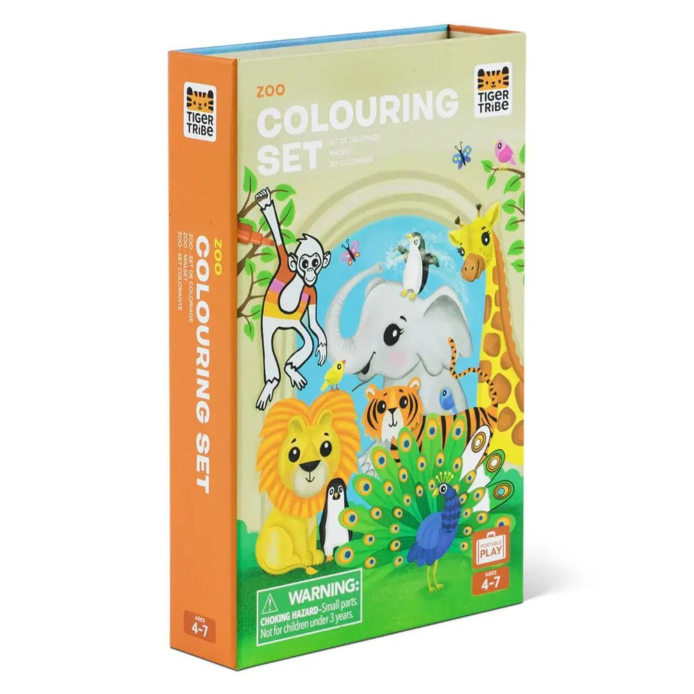Tiger Tribe | Colouring Set | Zoo | 4 - 7 jaar - Kleine Eland