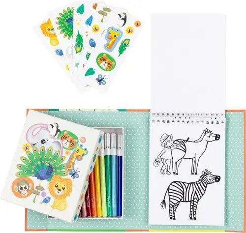 Tiger Tribe | Colouring Set | Zoo | 4 - 7 jaar - Kleine Eland