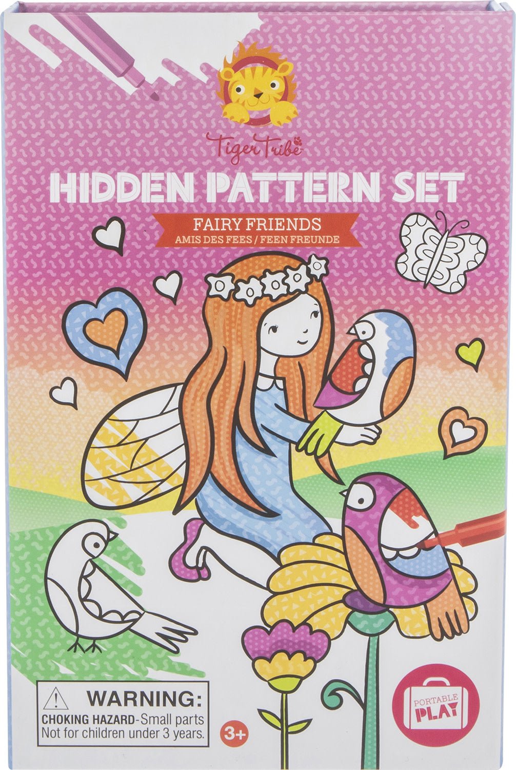 Tiger Tribe | Hidden Pattern Set | Fairy Friends | 3+ - Kleine Eland