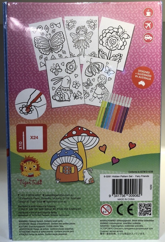 Tiger Tribe | Hidden Pattern Set | Fairy Friends | 3+ - Kleine Eland