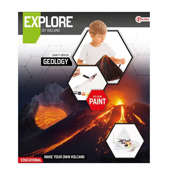 Toi Toys | Explore | Geography Set | Do It Yourself Vulcano | 8+ - Kleine Eland