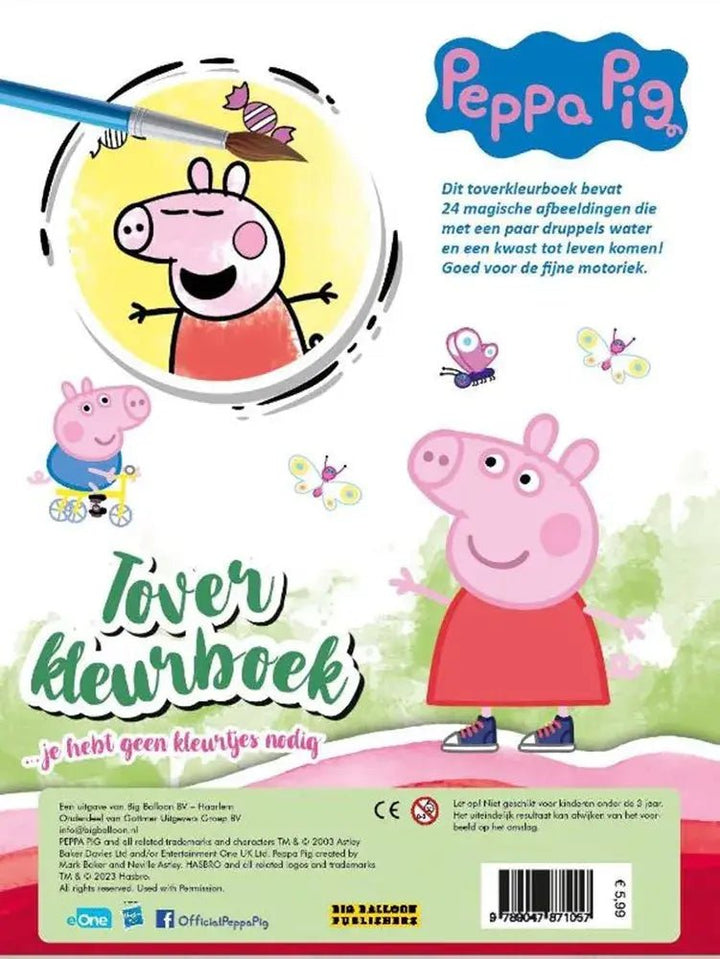 Toverkleurboek Peppa Pig | 3+ - Kleine Eland
