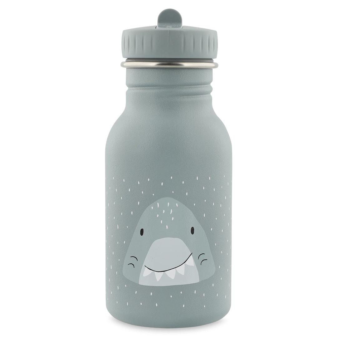 Trixie | Haai | Drinkfles 350 ml | 100 % Stainless Steel | Dop 100 % PP | 15.5 x 6.5 x 6.5 cm - Kleine Eland