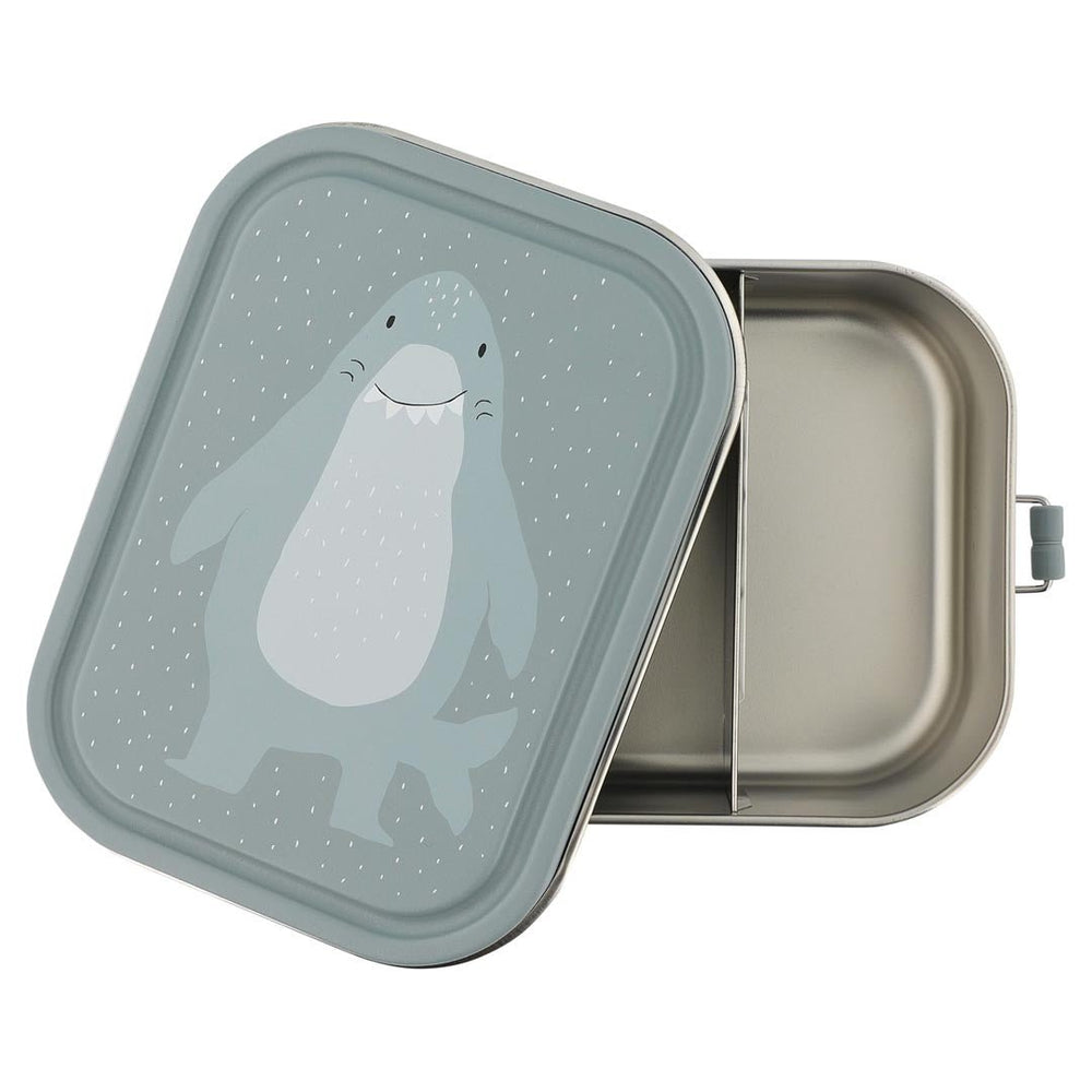Trixie | Haai | Lunch Box | 100 % Stainless Steel | Sluiting 100 % Silicone | 20 x 15 x 6 cm - Kleine Eland