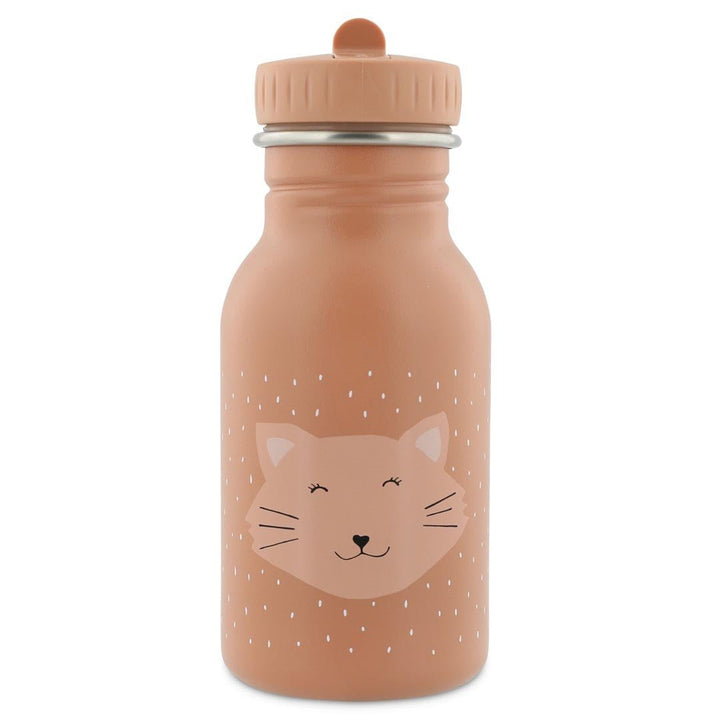 Trixie | Kat | Drinkfles 350 ml | 100 % Stainless Steel | Dop 100 % PP | 15.5 x 6.5 x 6.5 cm - Kleine Eland